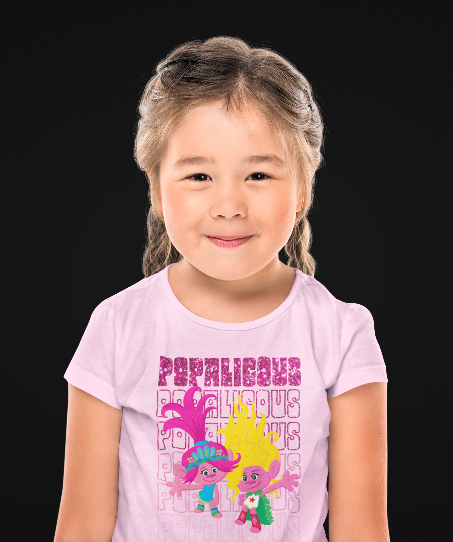 Playera Niña Trolls Popalicous