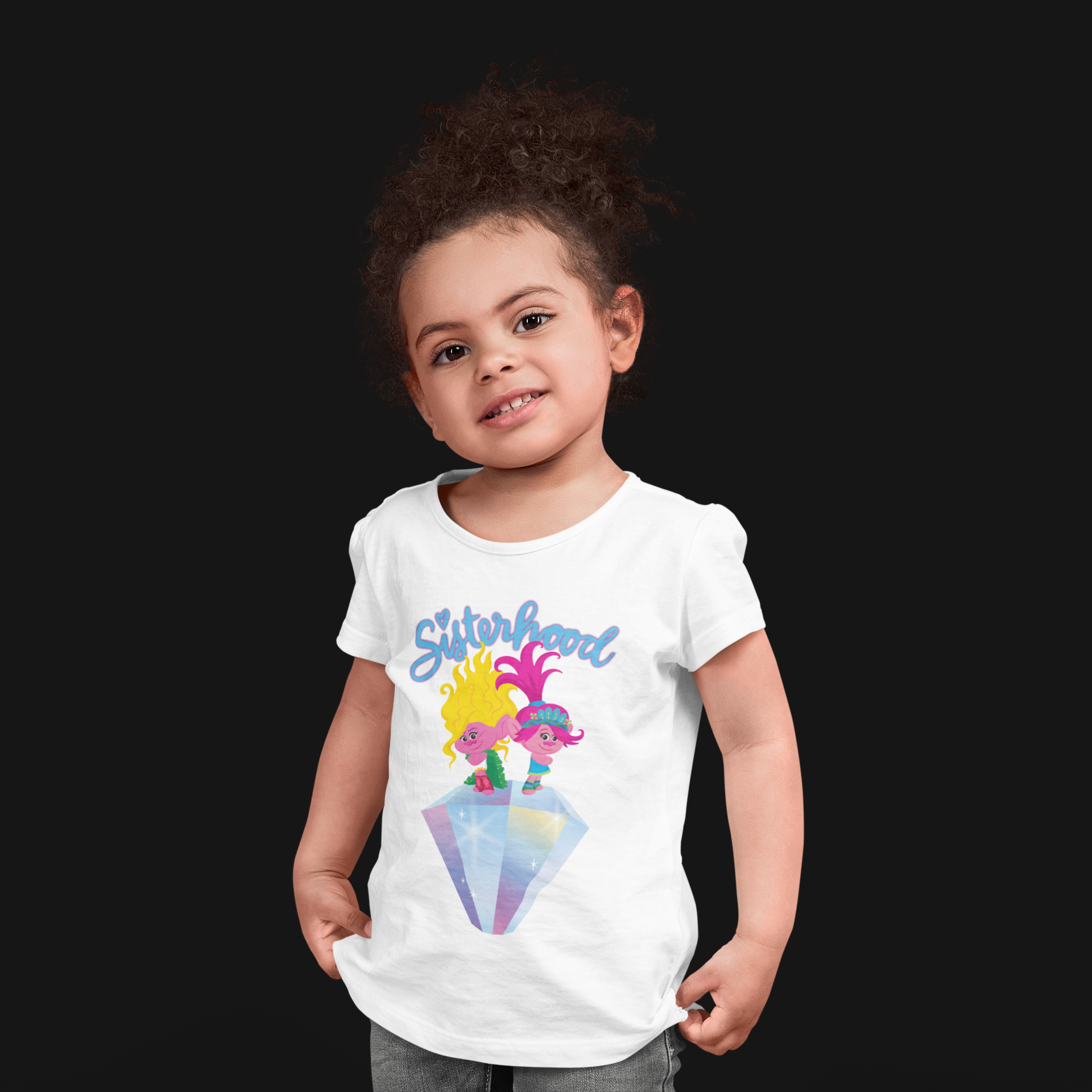 Playera Niña Trolls Poppy & Viva