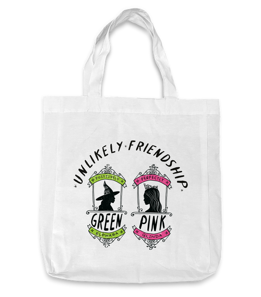 Tote Bag Wicked Green Pink