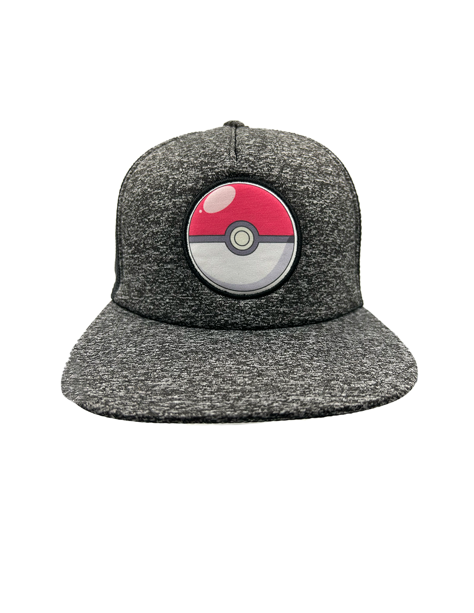 Gorra Pokemon Trucker Plana Bioworld Pokebola Logo Original