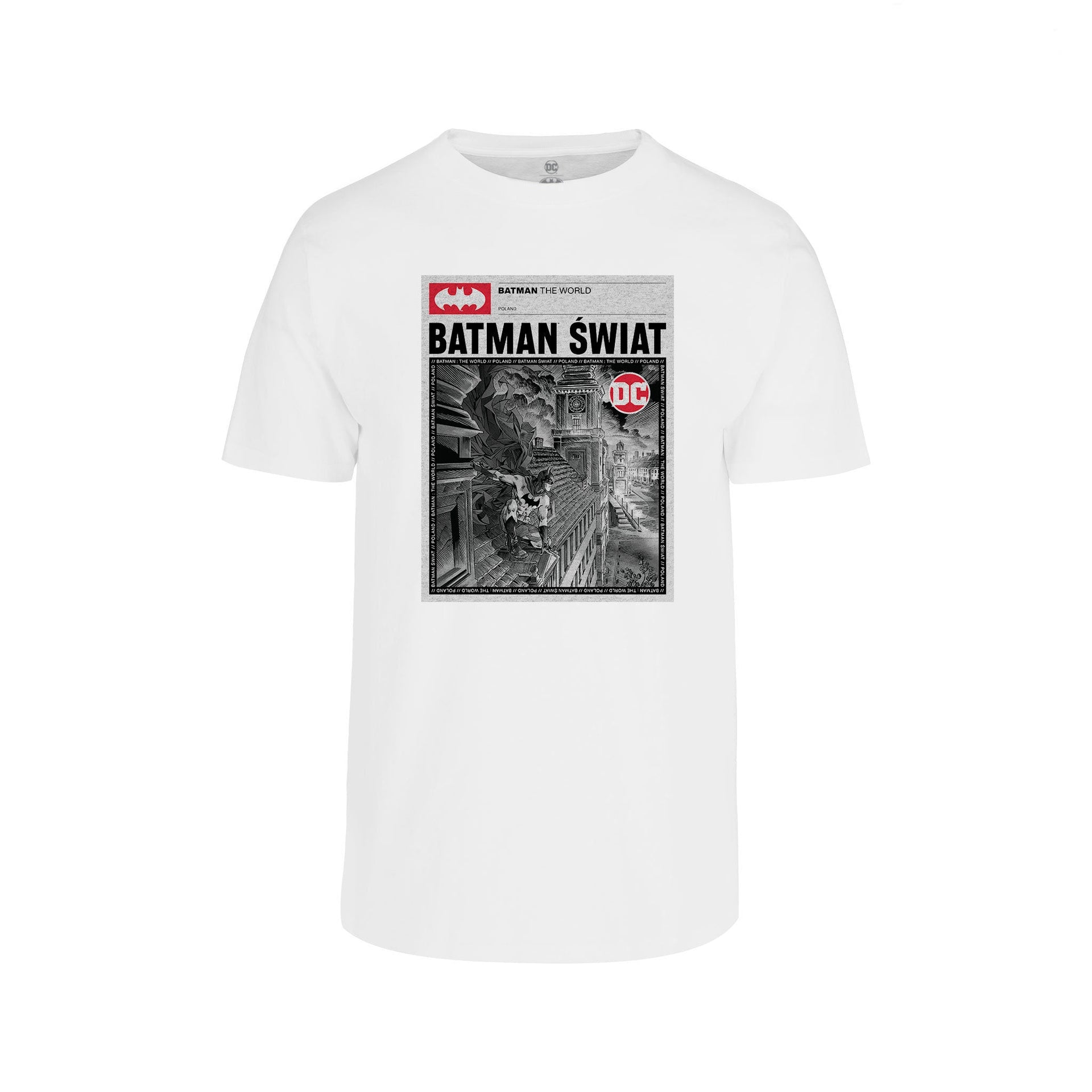 Playera Batman - News Poland BW