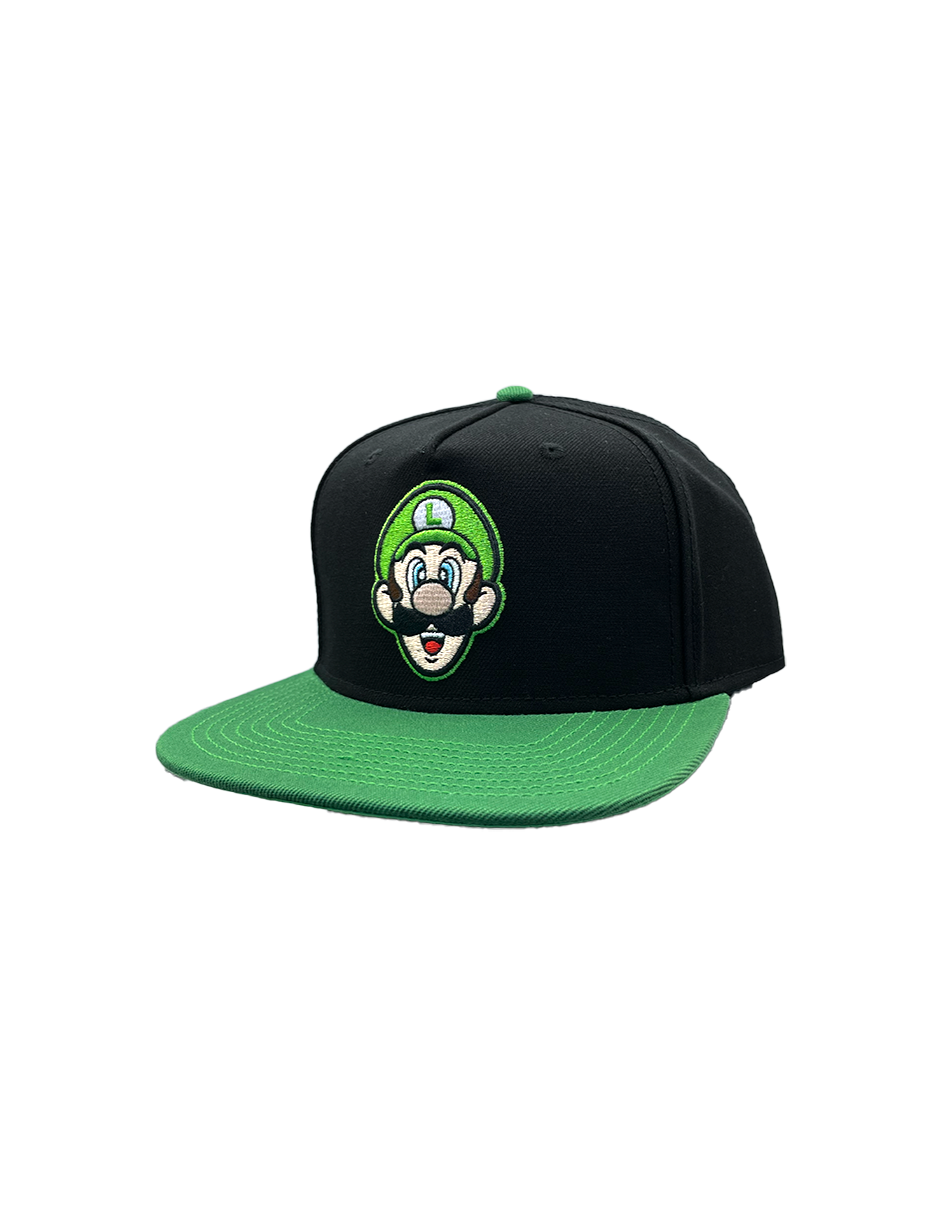 Gorra Luigi Nintendo Visera Plana de Super Mario para hombre y mujer 