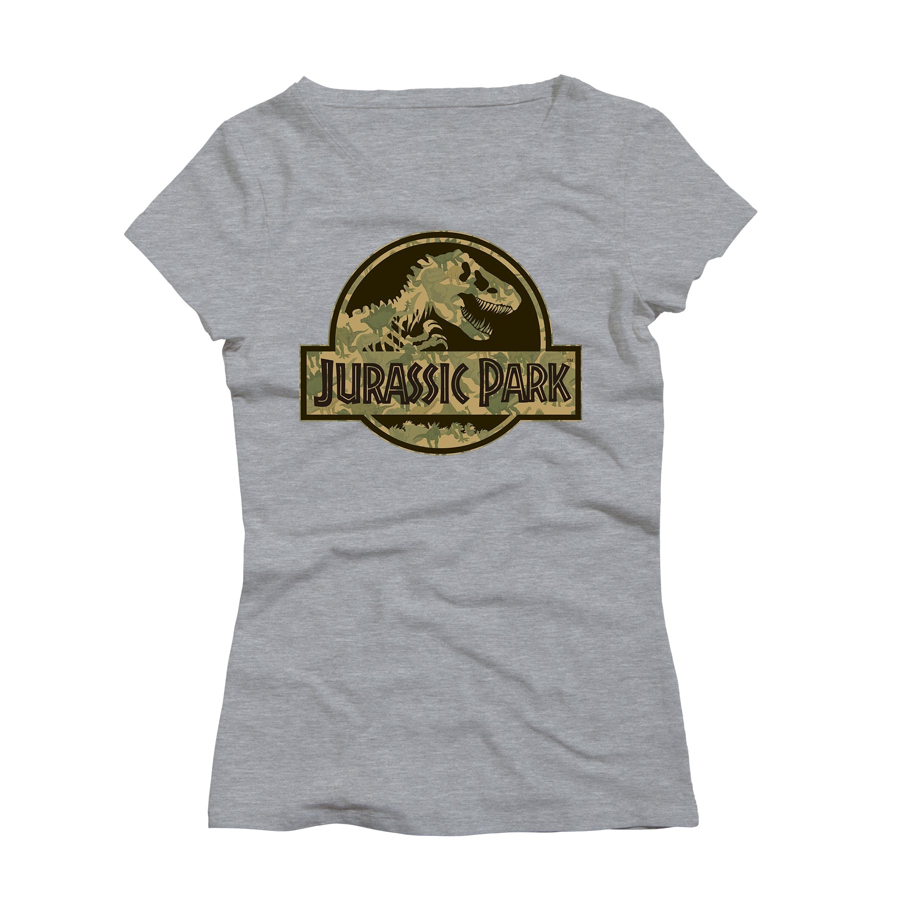 Playera de Mujer Jurassic Park - Classic Camouflage