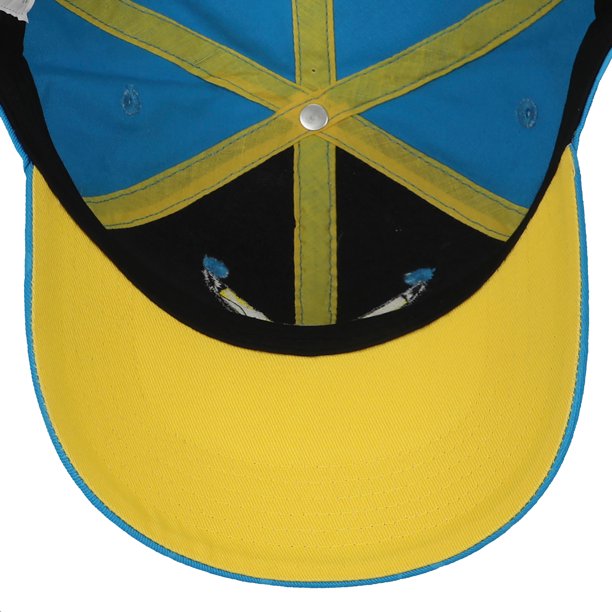 Bioworld Gorra Snapback Pokémon - Pikachu Guiñando original rayos azul, Ajustable, Producto Oficial, Unisex