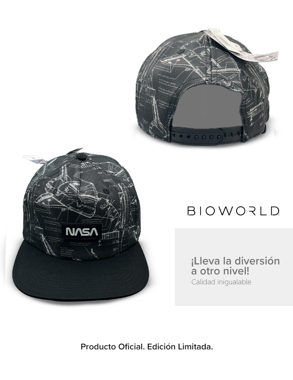 Gorra Plana NASA Naves espaciales para adultos