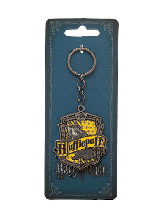 Llavero de moda Harry Potter de Metal símbolo Hufflepuff