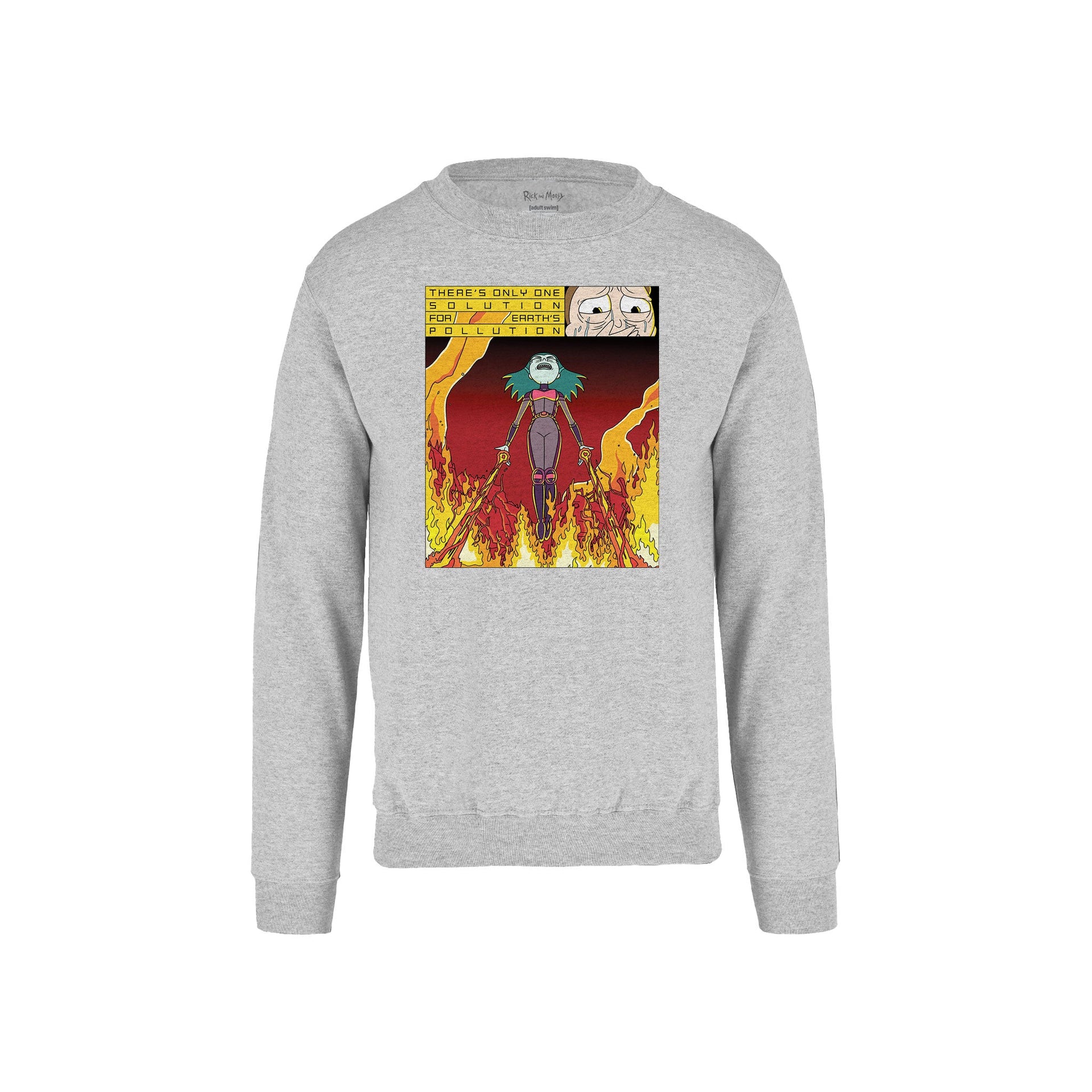 Sudadera Rick and Morty - Earth Pollution