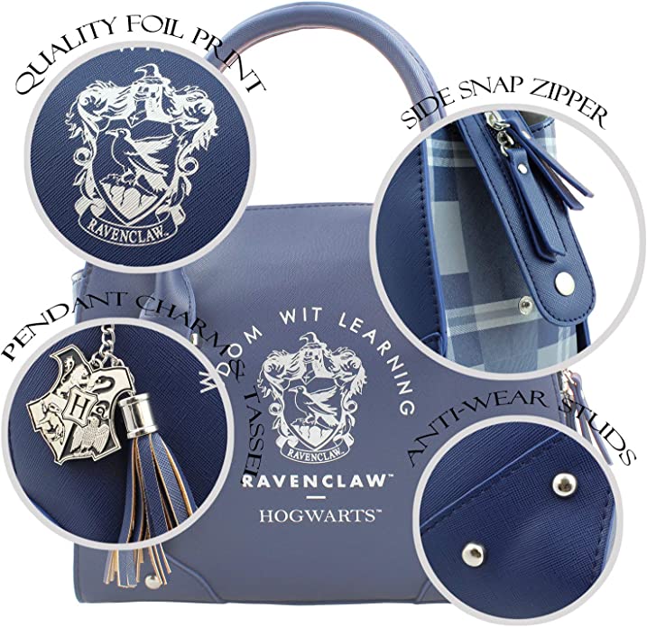 Bolsa Harry Potter Ravenclaw para mujer Hogwarts efecto piel