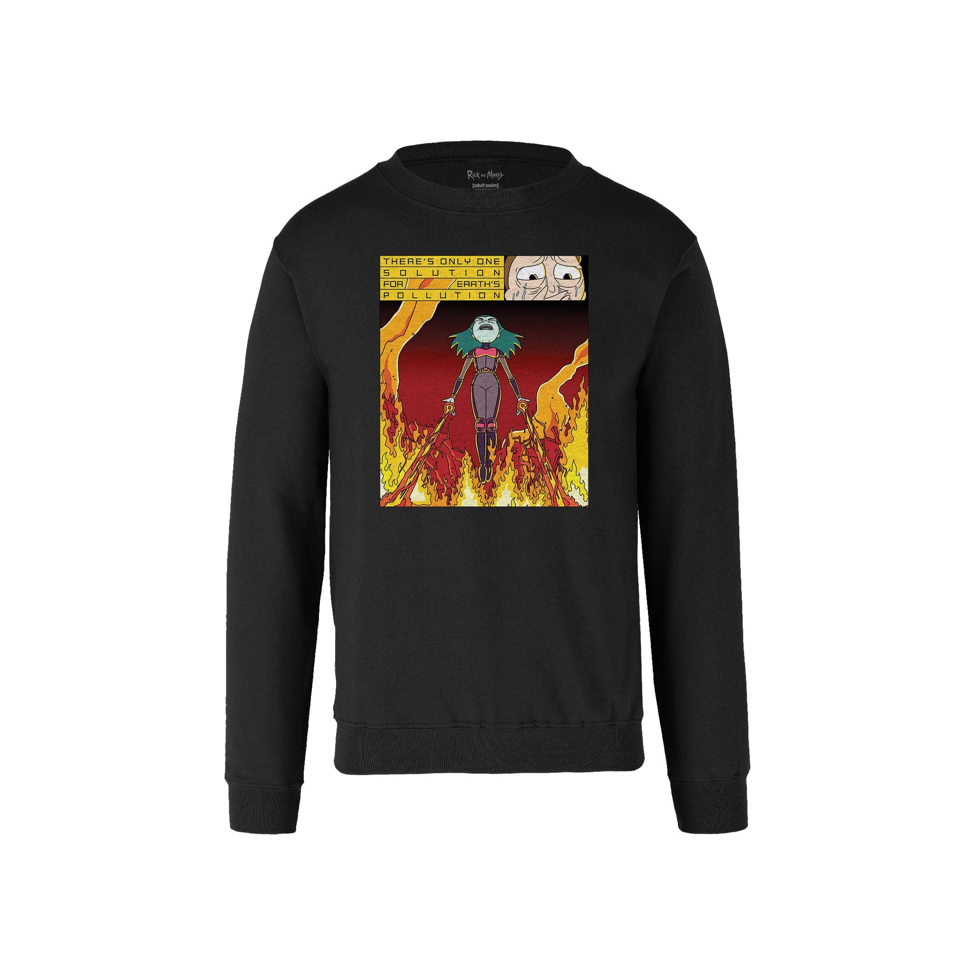 Sudadera Rick and Morty - Earth Pollution