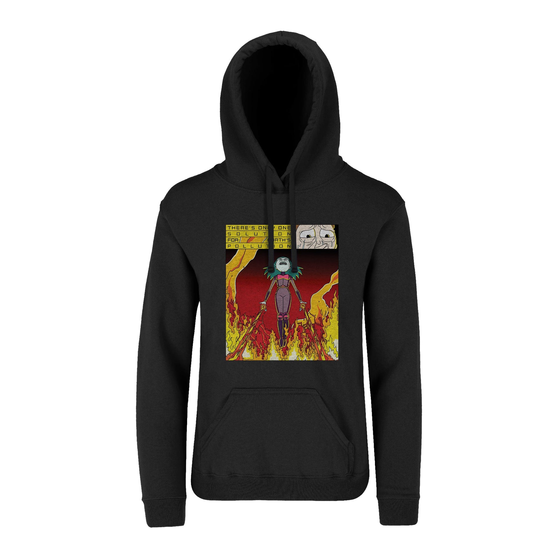 Hoodie Rick and Morty - Earth Pollution