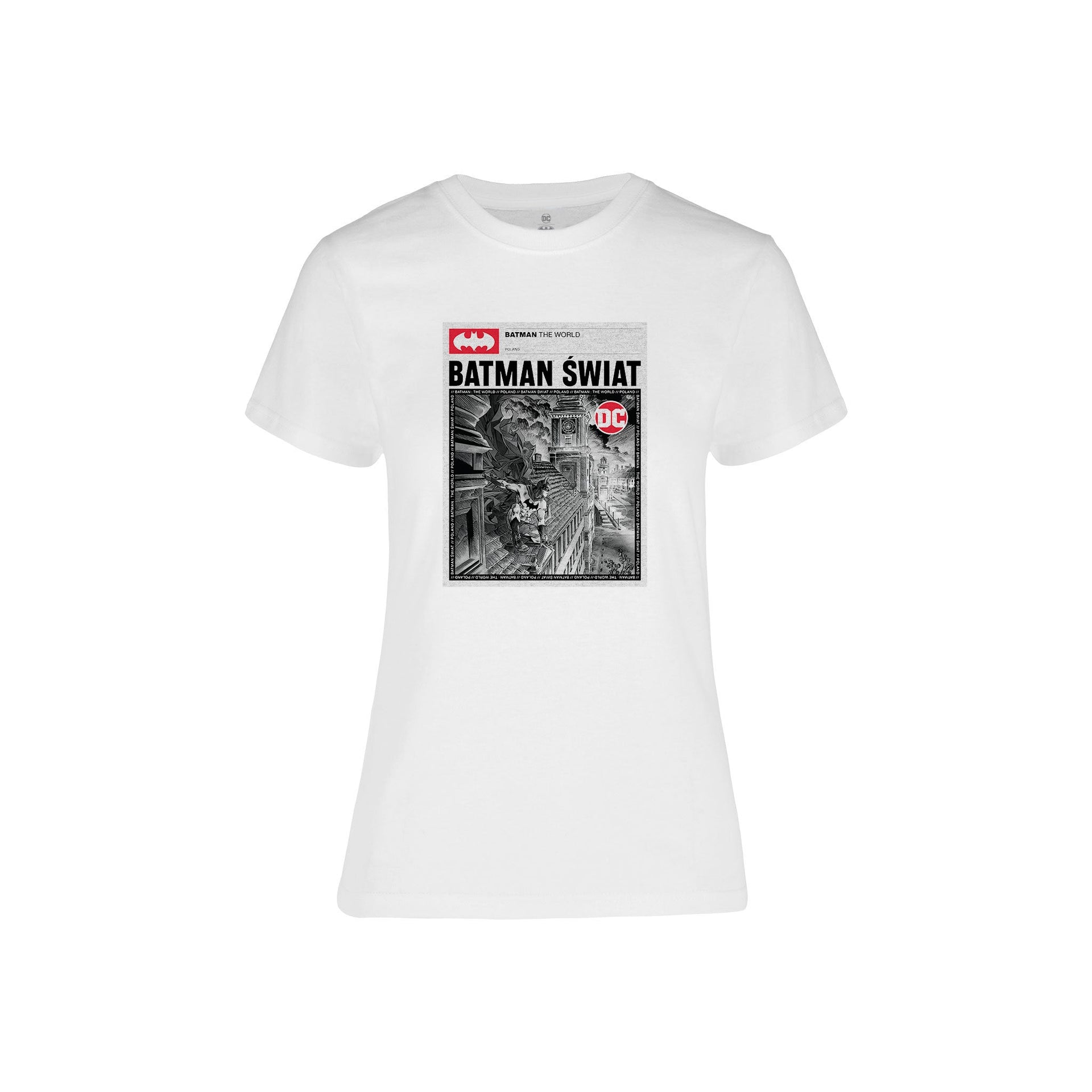 Playera de Mujer Batman - News Poland BW