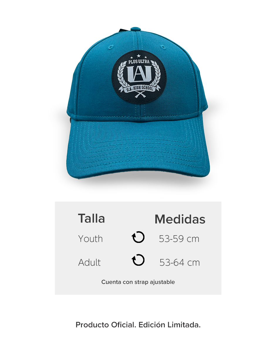 Gorra curva My Hero Academia UA HIGH LOGO