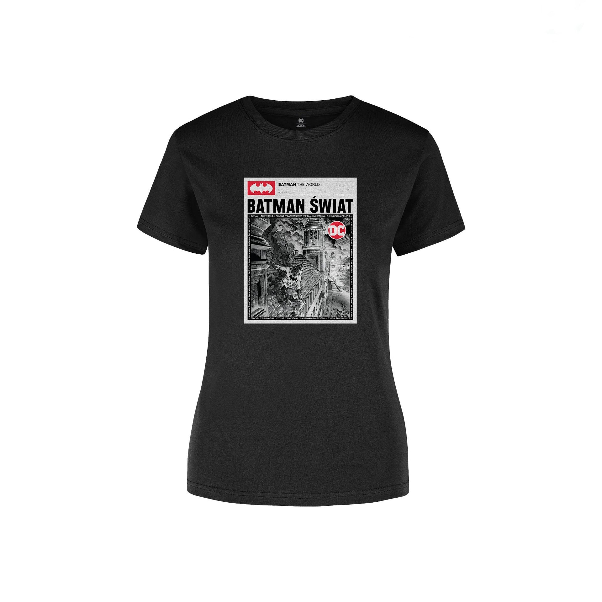 Playera de Mujer Batman - News Poland BW