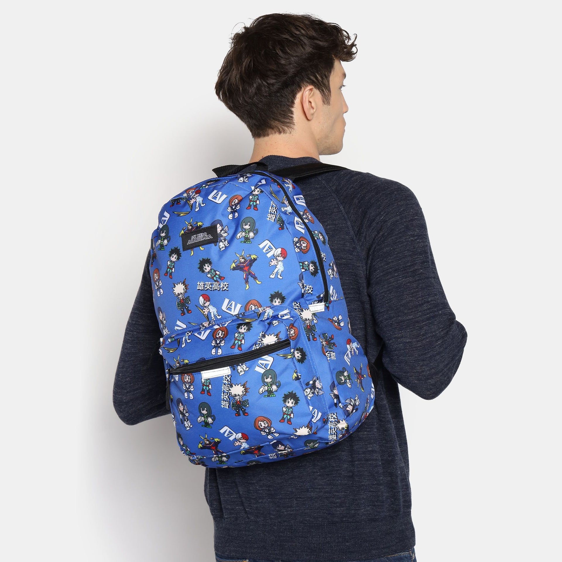Mochila escolar My Hero Academia Chibi para hombre y mujer