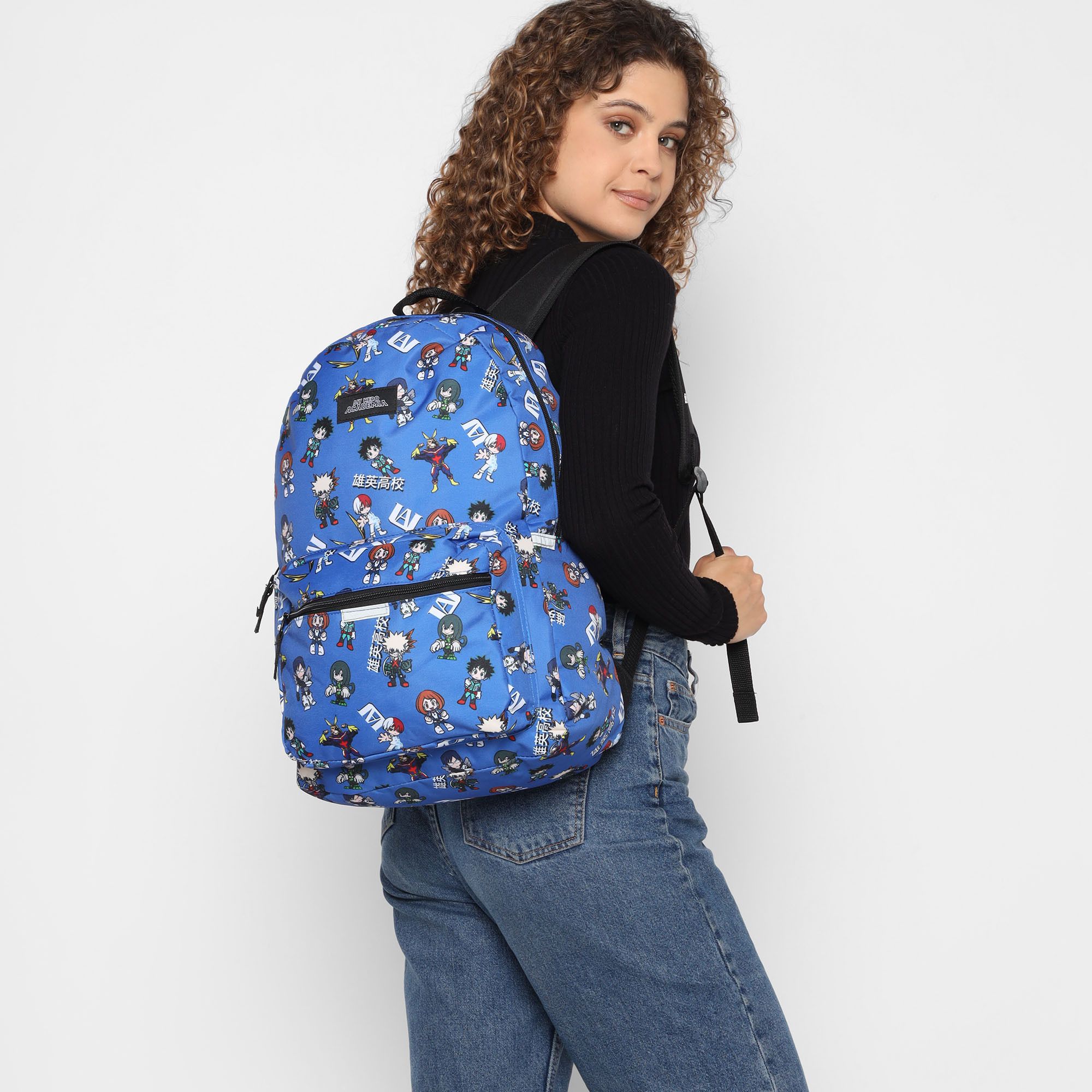 Mochila escolar My Hero Academia Chibi para hombre y mujer