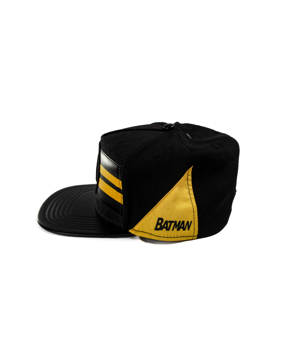 Gorra Batman Logo Negro con Amarillo