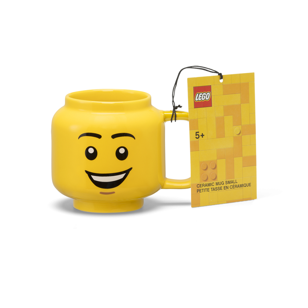 LEGO - Taza de Ceramica Mediana Original, Color Amarillo, 255mL