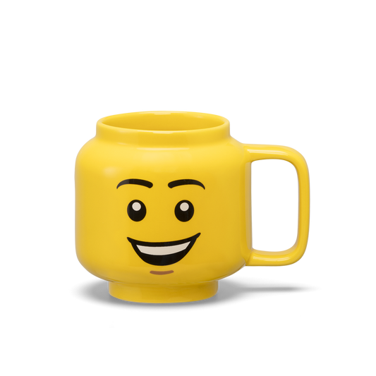 LEGO - Taza de Ceramica Mediana Original, Color Amarillo, 255mL