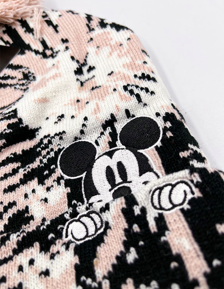 Beanie Disney Mickey Mouse Pink Camouflage