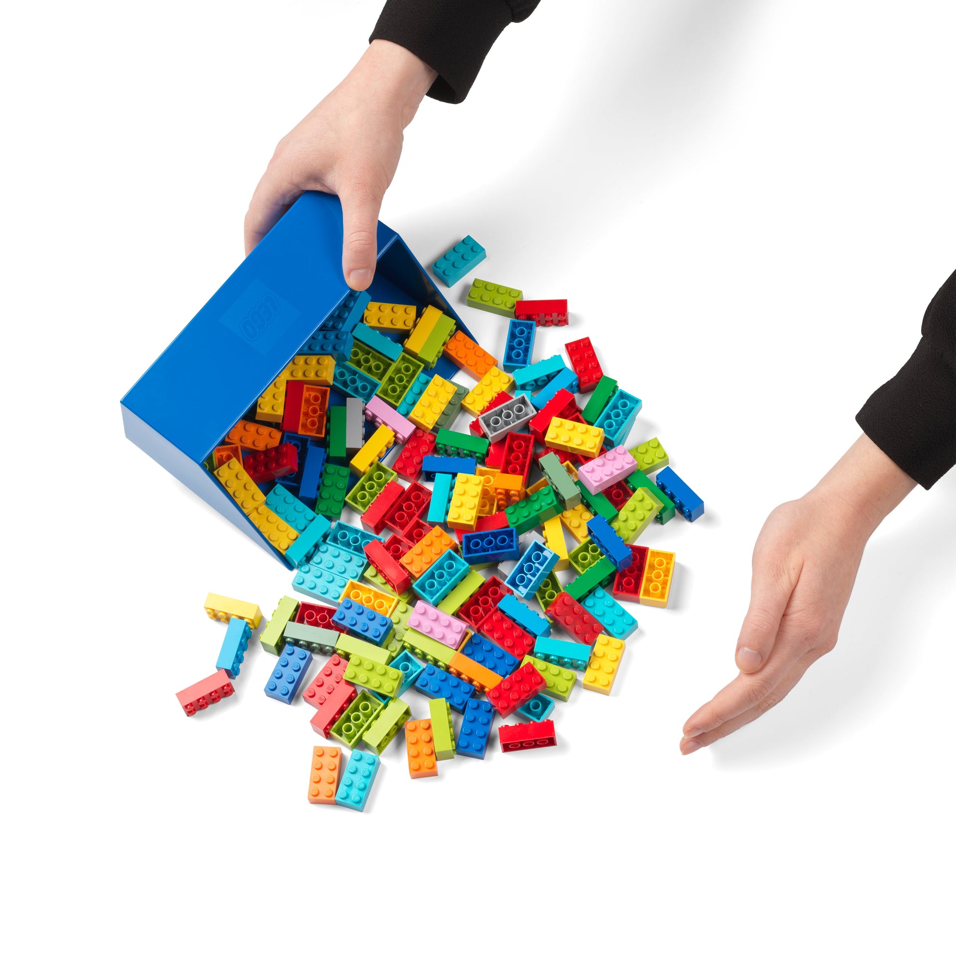 Recogedor LEGO para bloques color azul para niño