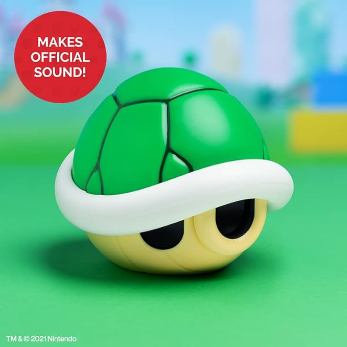 Paladone | Super Mario | Luz de Caparazón Verde con Sonido, Producto Oficial