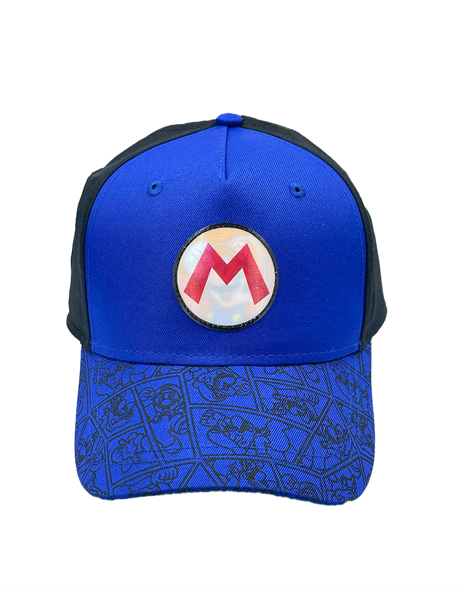 Gorra Super Mario Parche Holografico