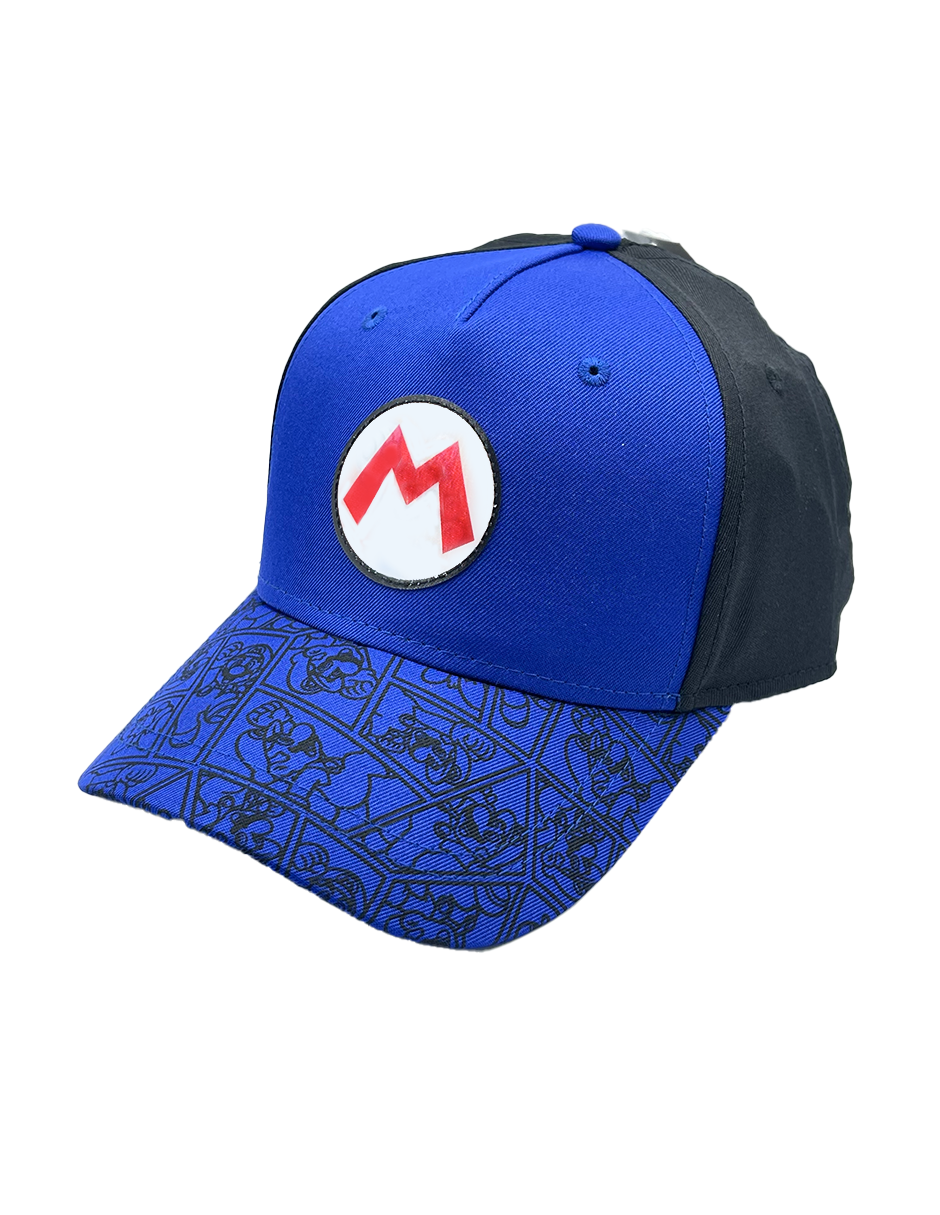 Gorra Super Mario Parche Holografico