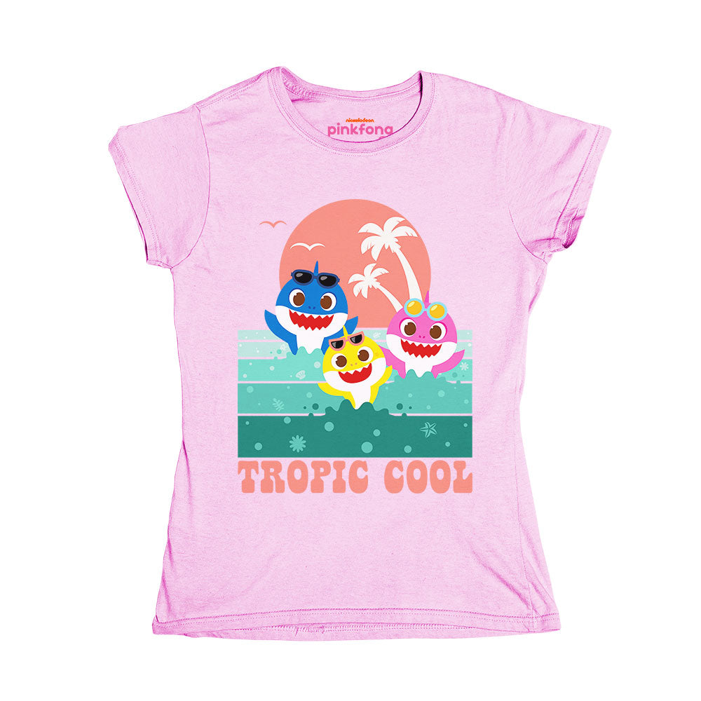 Playera Niña Baby Shark - Tropic