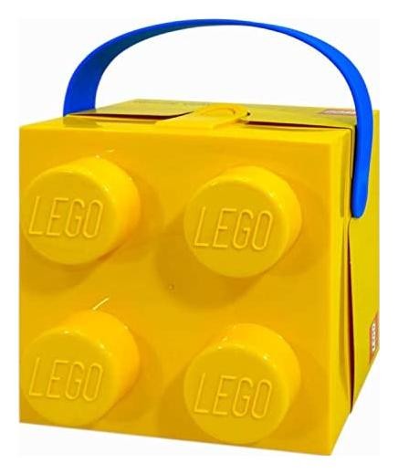 LEGO Lonchera con Asas de Niños para Alimentos y Comida