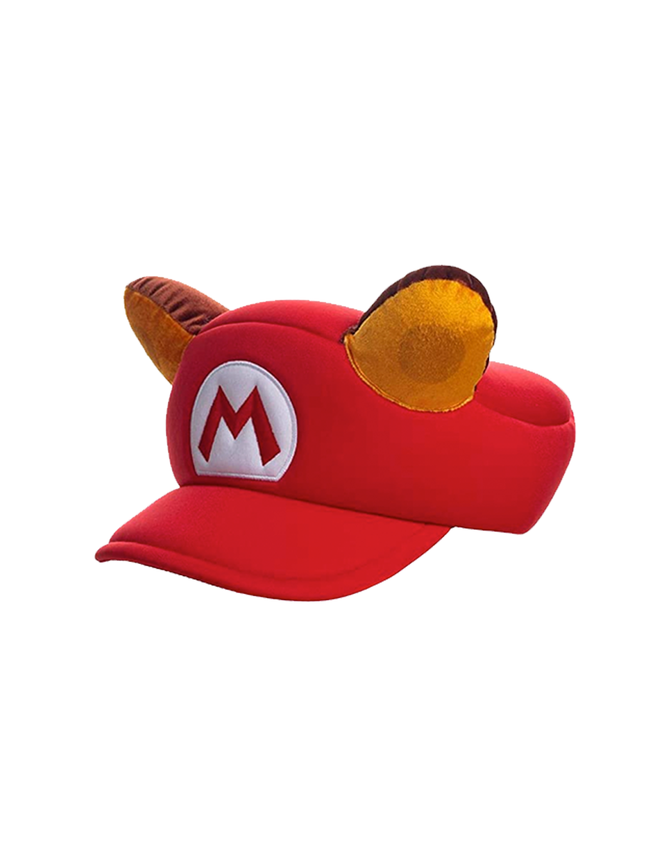 Gorro Super Mario 3 Raccoon Cosplay Orejas