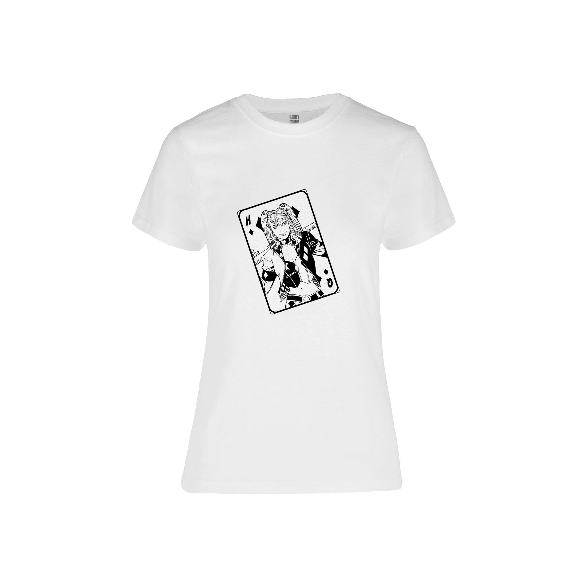 Playera de Mujer Harley Quinn - Card BW