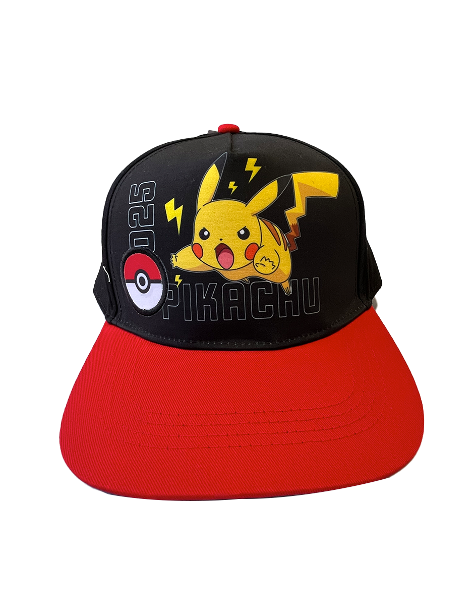 Gorra Pokemon - Pikachu y Pokebola