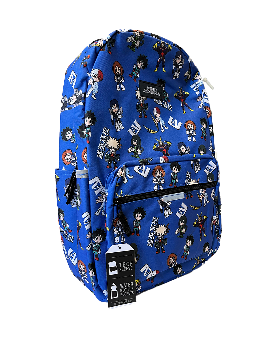 Mochila escolar My Hero Academia Chibi para hombre y mujer