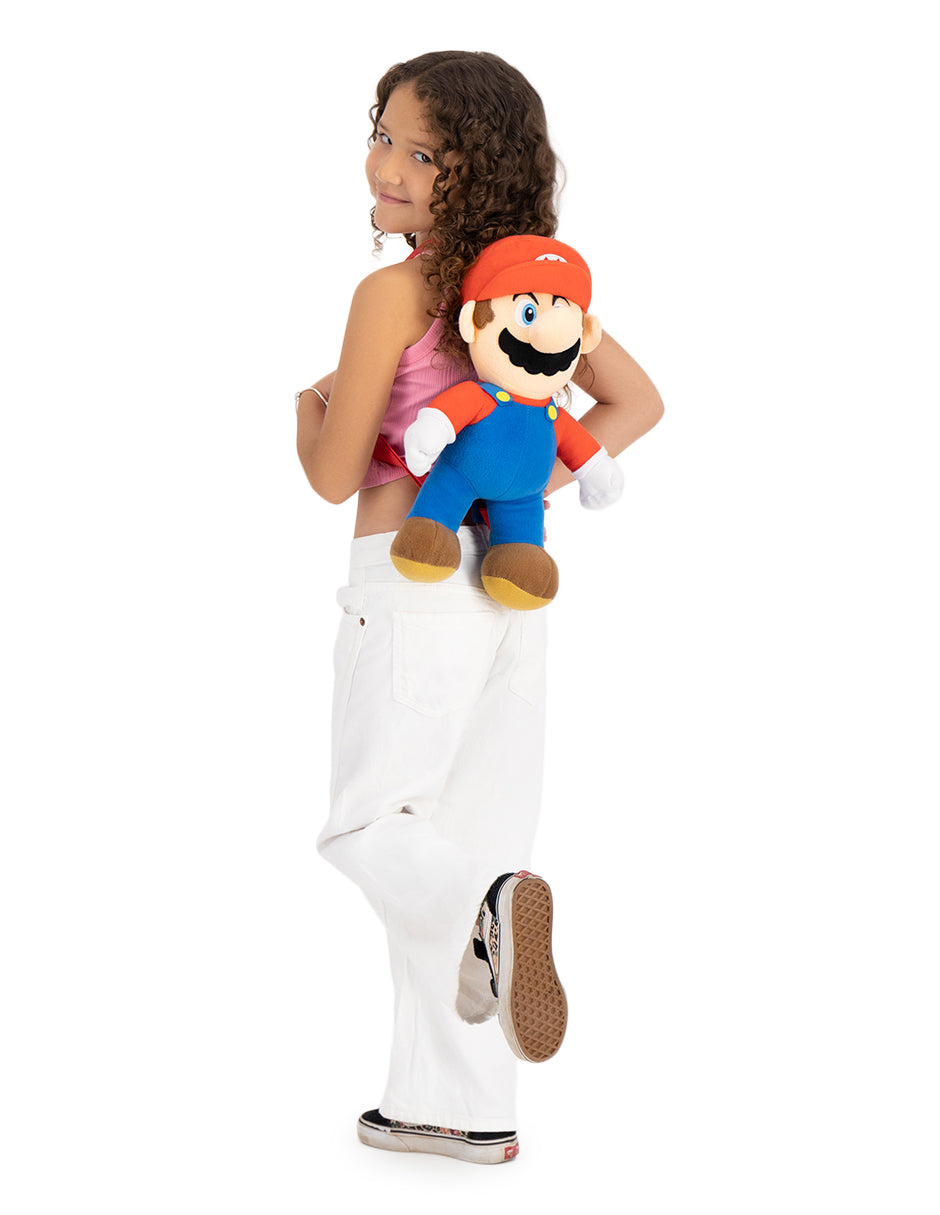 Mochila Super Mario Mini Plush Peluche Niño y Niña Nintendo Oficial