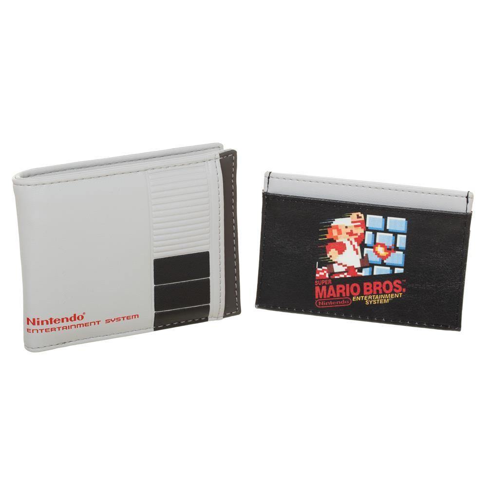 Nintendo 2 en 1 - Cartera doble con Porta Tarjetas de Mario Bros - Fan Army