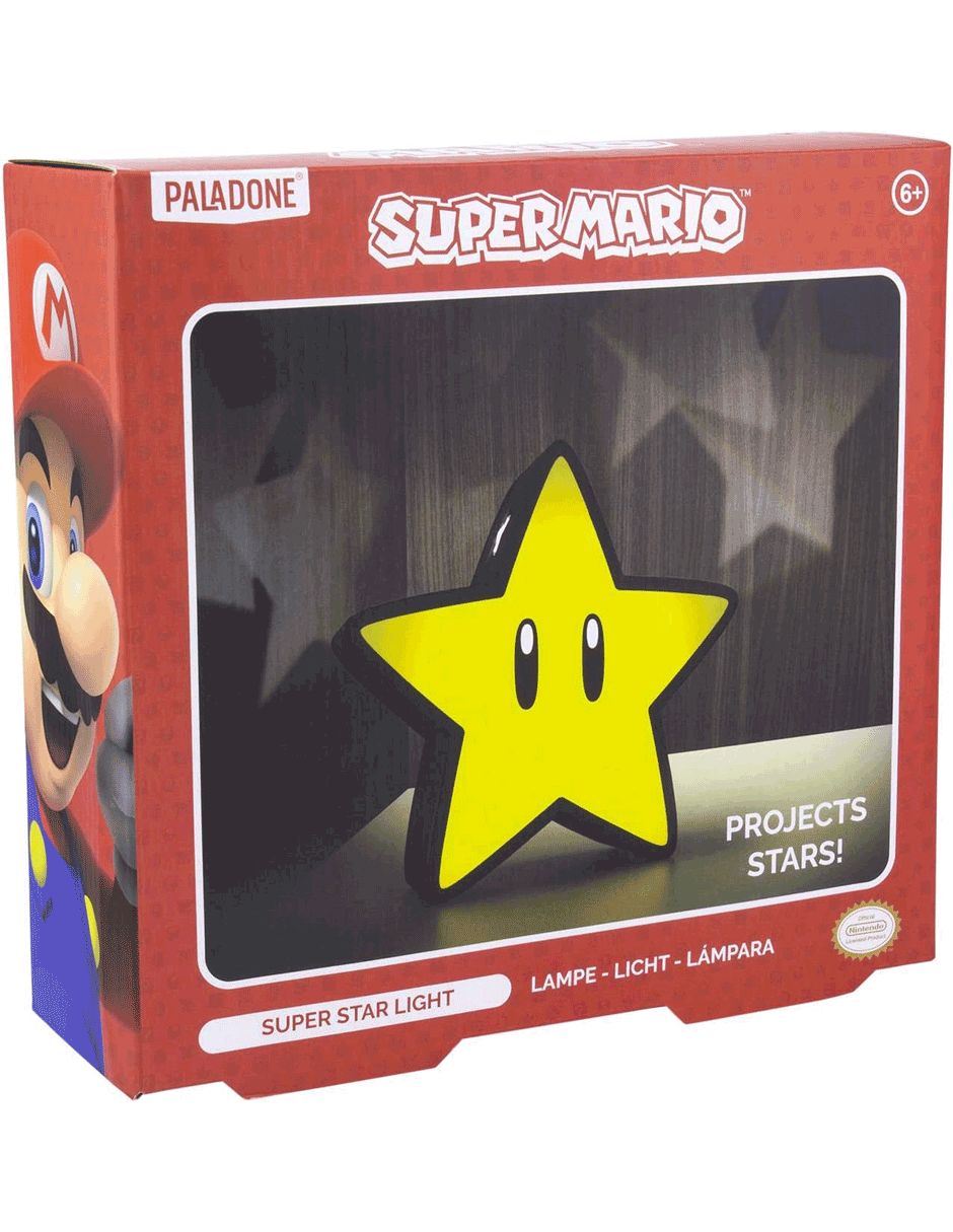 Luz Decorativa de Super Mario - Super Star