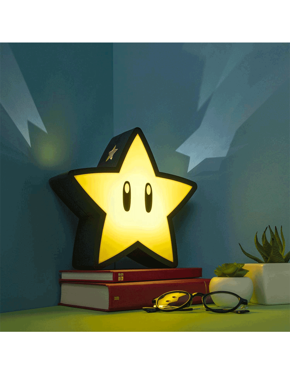 Luz Decorativa de Super Mario - Super Star