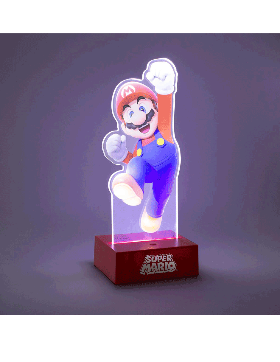 Super Mario Luz decorativa de Arcrílico