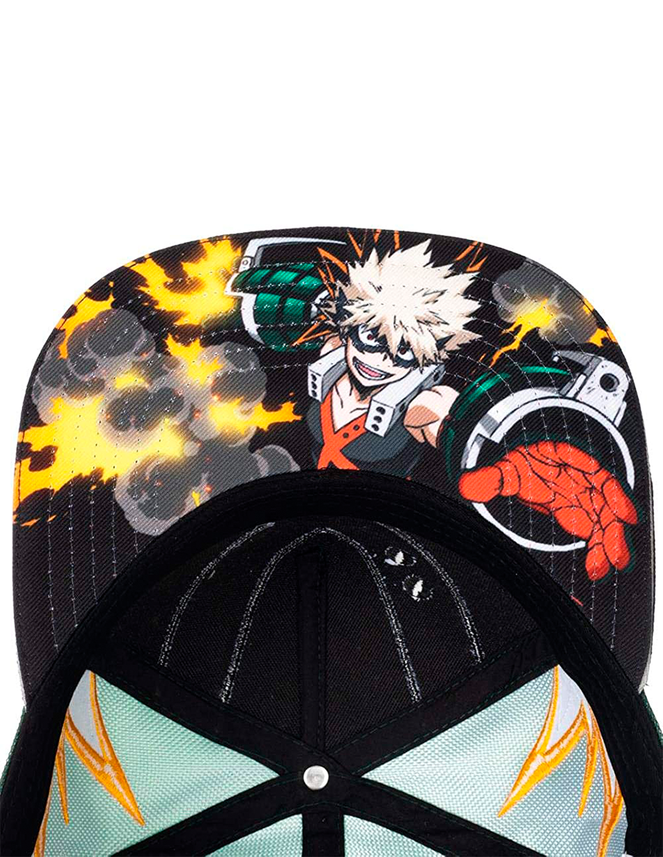 Gorra plana My Hero Academia Bakugo para hombre y mujer