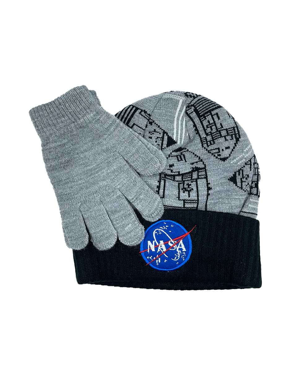 Beanie con Guantes NASA Nave Espacial