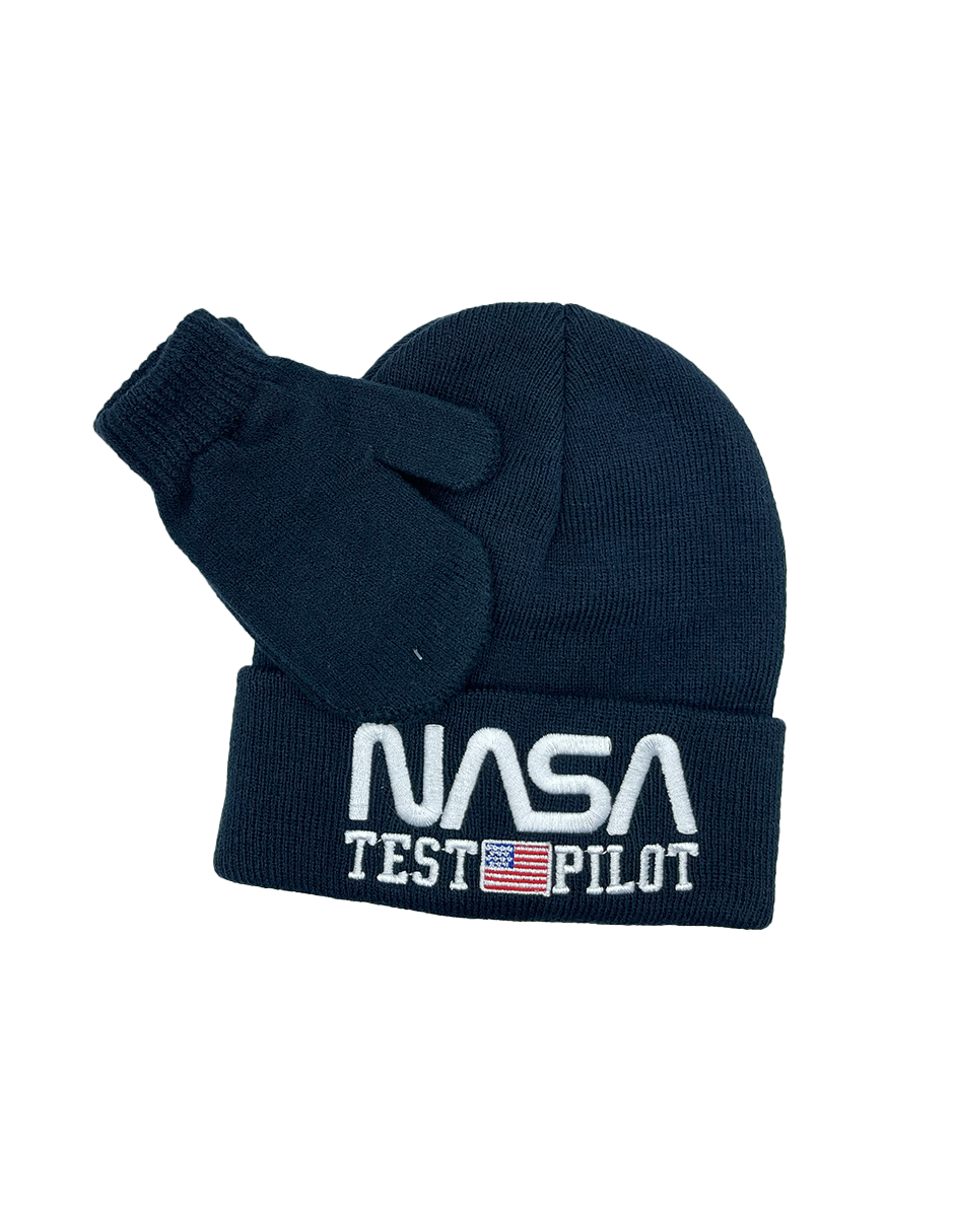 Beanie con Guantes NASA Pilot