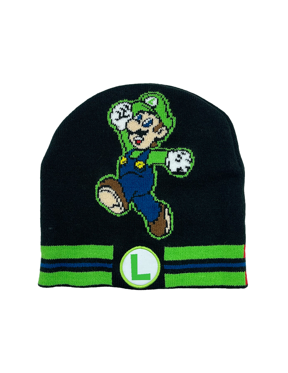 Beanie con Guantes Super Mario doble vista