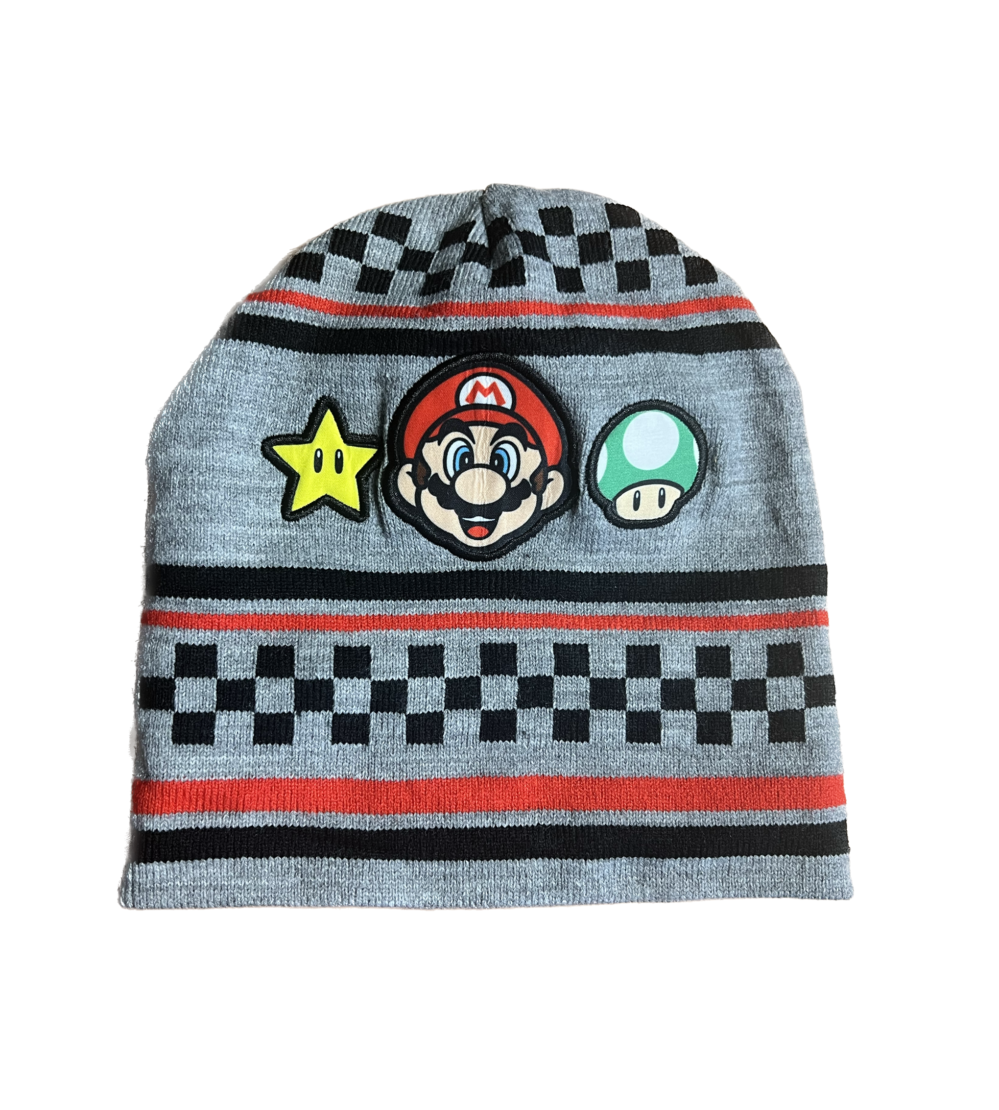 Gorro para Frío Super Mario Kart (Con guantes)- Super Estrella y Champiñón, Diseño Nintendo