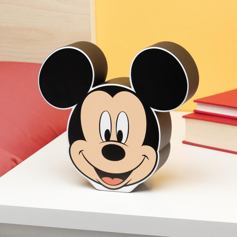 Paladone Luz nocturna de Mickey Mouse | Decoración de dormitorio y lámpara de escritorio con licencia oficial de Disney