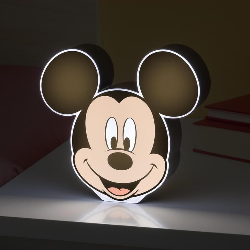 Paladone Luz nocturna de Mickey Mouse | Decoración de dormitorio y lámpara de escritorio con licencia oficial de Disney