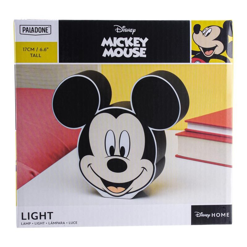 Paladone Luz nocturna de Mickey Mouse | Decoración de dormitorio y lámpara de escritorio con licencia oficial de Disney