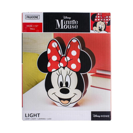 Paladone Luz nocturna de Minnie Mouse | Decoración de dormitorio y lámpara de escritorio con licencia oficial de Disney
